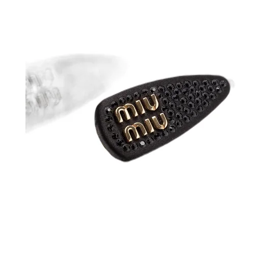 Logo-Lettering Set Of Three Hair Clips