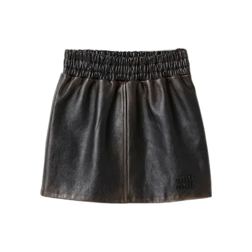 Leather Mini Skirt