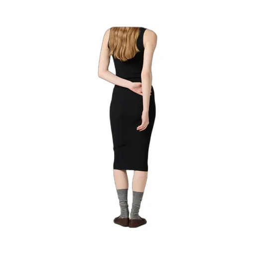 Logo-Embroidered Knitted Skirt