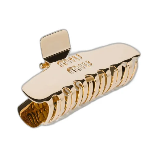 Logo-Debossed Hair Clip