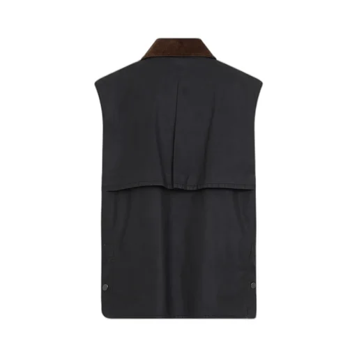 Resin-Finish Poplin Vest