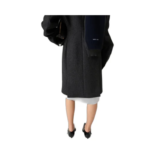 Single-Breasted Double Wool Coat