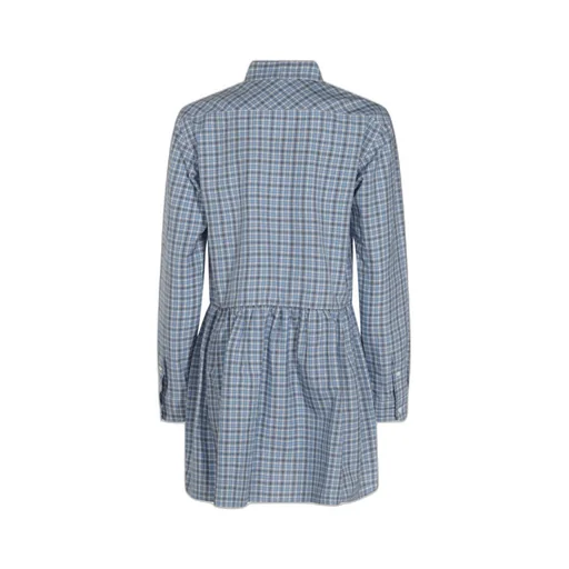 Check-Pattern Mini Dress