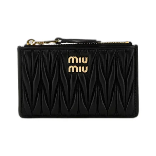 Matelassé Zipped Wallet