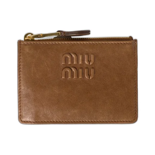 Logo-Embossed Zipped Cardholder