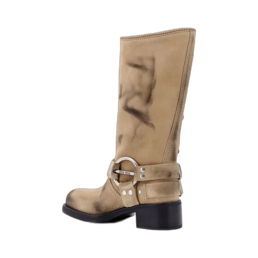 Biker Buckle Boots