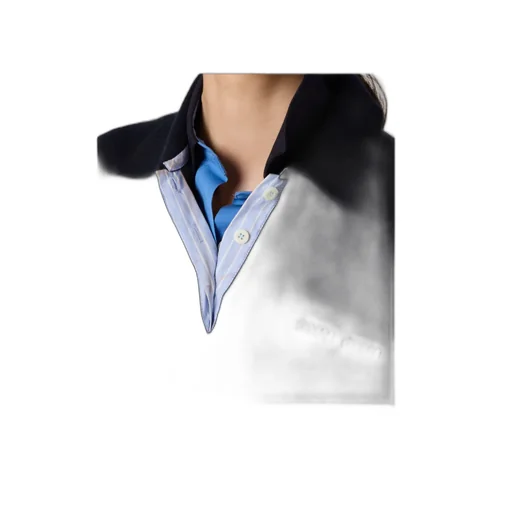 Long-Sleeved Knitted Polo Shirt
