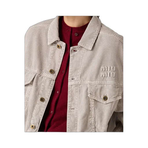 Washed Velvet Blouson Jacket
