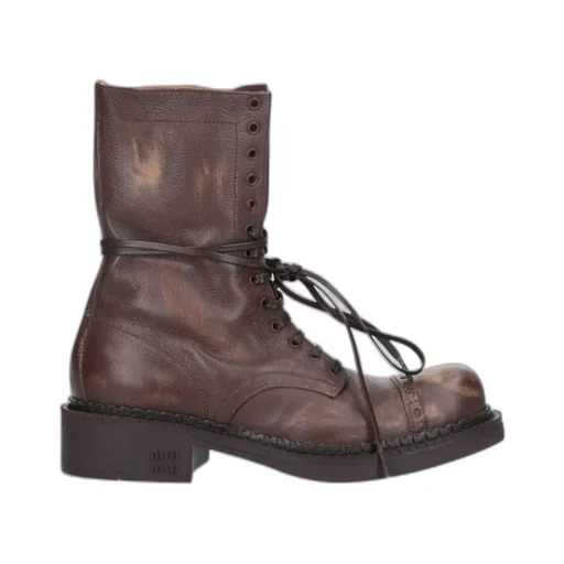 Leather Laced Boots