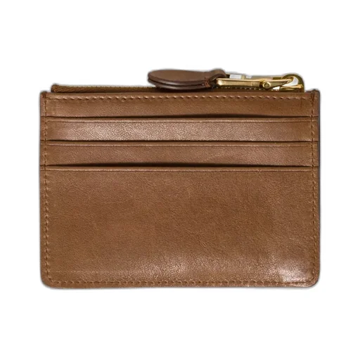 Logo-Embossed Zipped Cardholder