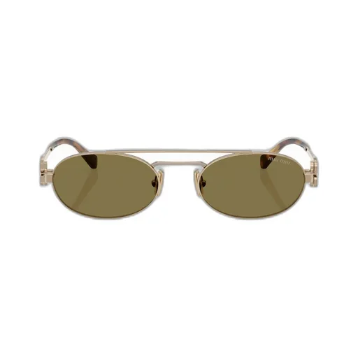 Oval-Frame Sunglasses