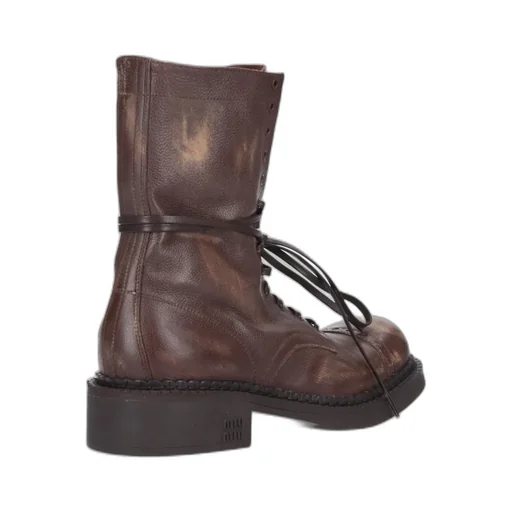 Leather Laced Boots