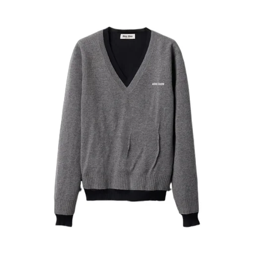 Layered V-Neck Jumper