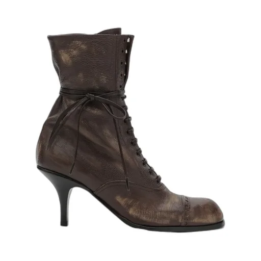 High-Heeled Short Boots