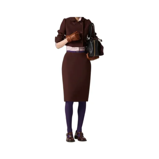 Natté Pencil Skirt