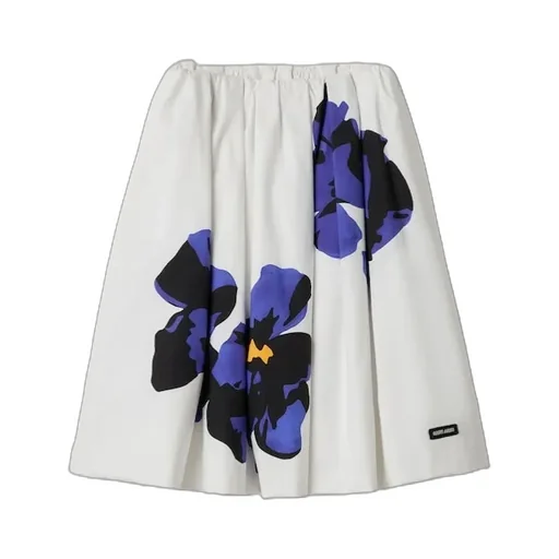 Floral Printed A-Line Skirt