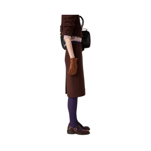 Natté Pencil Skirt