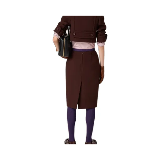Natté Pencil Skirt