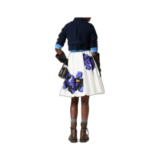 Floral Printed A-Line Skirt