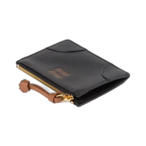 Logo-Embossed Zipped Wallet