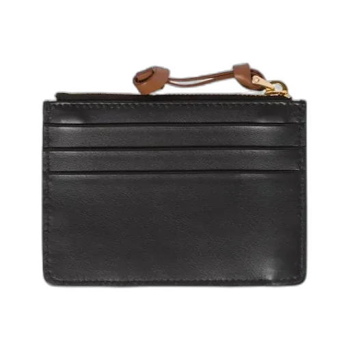 Logo-Embossed Zipped Wallet
