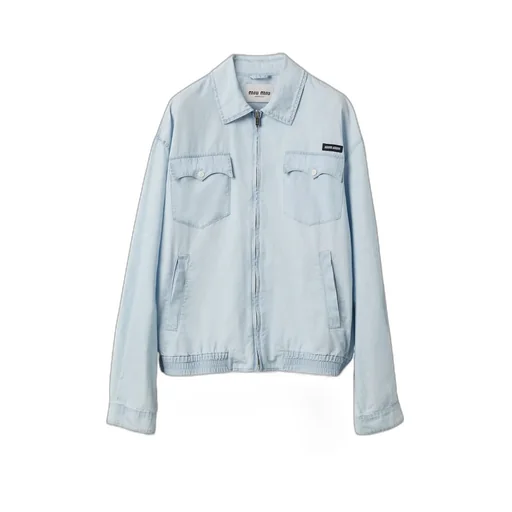 Logo Patch Denim Jacket