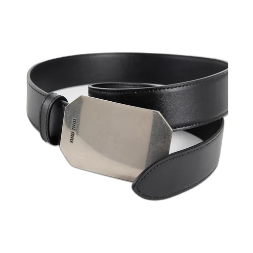 Logo-Engraved Buckle-Fastened Belt