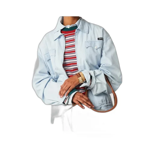 Logo Patch Denim Jacket