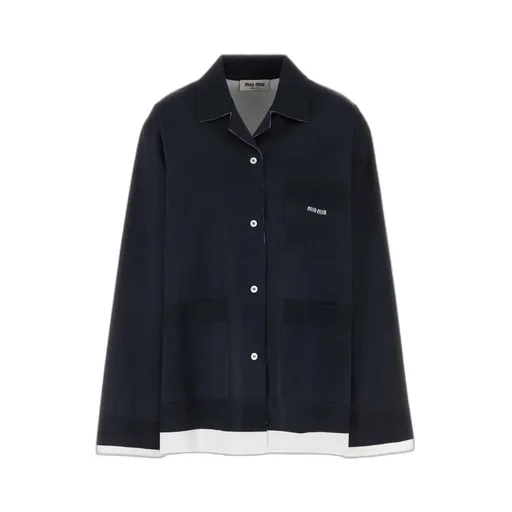 Double-Layer Button-Up Shirt