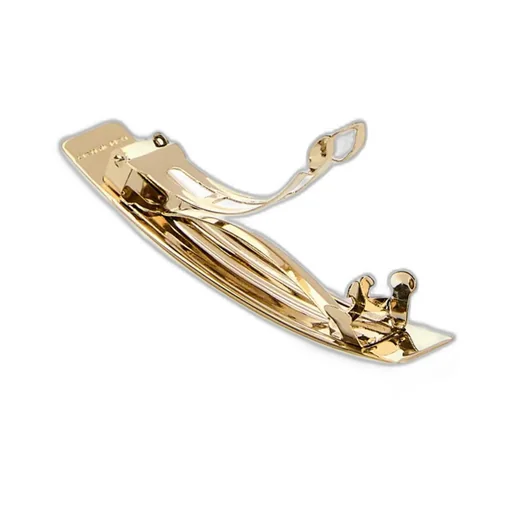 Logo-Plaque Clip Fastened Hair Clip