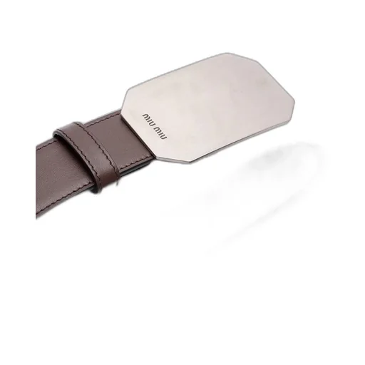 Logo-Engraved Buckle-Fastened Belt