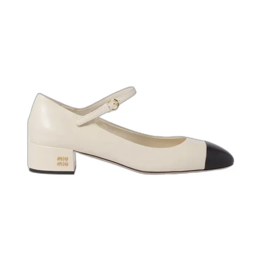 Two-Tone Leather Pumps