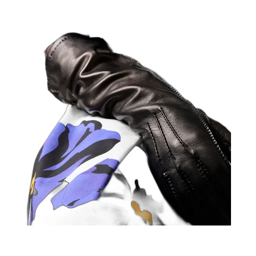 Full-Finger Designed Leather Gloves