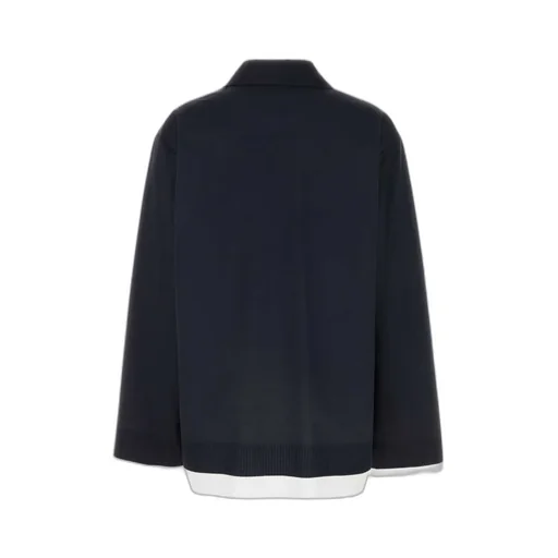 Double-Layer Button-Up Shirt