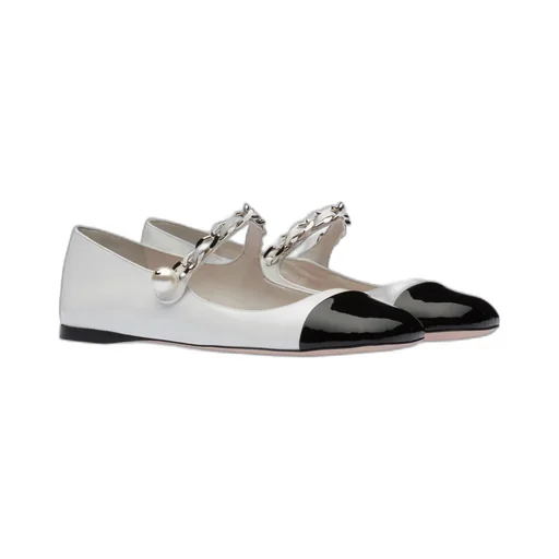 Two-Toned Chain-Linked Ballerinas