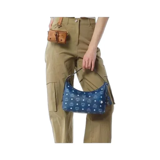 Small Aren Visetos Zipped Crossbody Bag