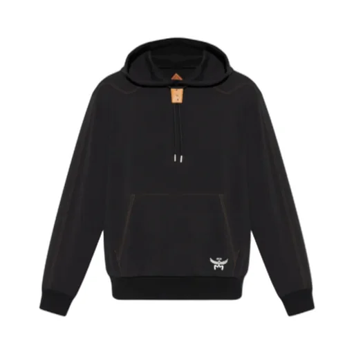 Contrast-Stitch Hooded Sweatshirt