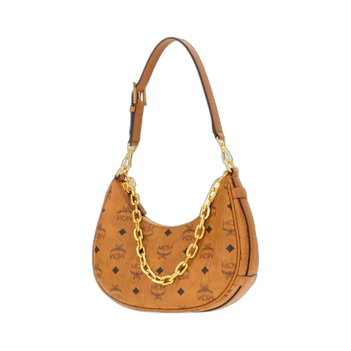 Monogram Printed Zipped Tote Bag