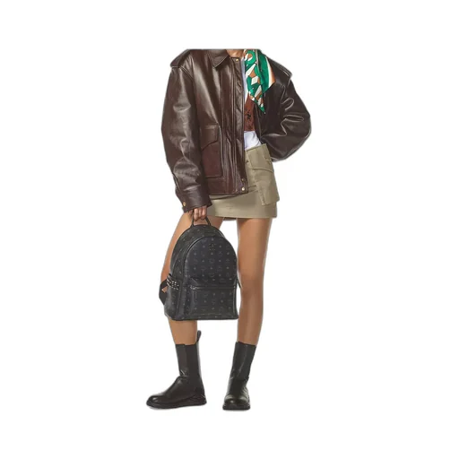 Studded Monogram Backpack
