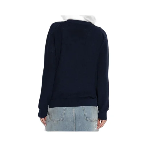 Cardigan With Embroidered Logo