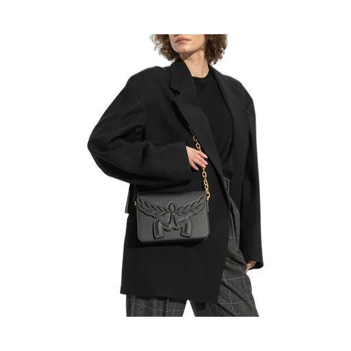 Logo Embossed Shoulder Bag