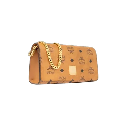 Logo-Engraved Chain-Linked Shoulder Bag