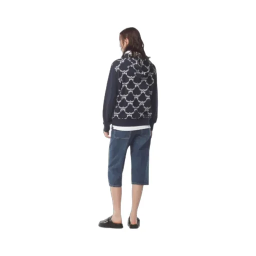 Loretos Monogram Hooded Hoodie