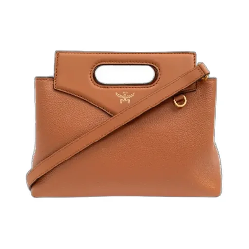 Logo Printed Strapped Shoulder Bag
