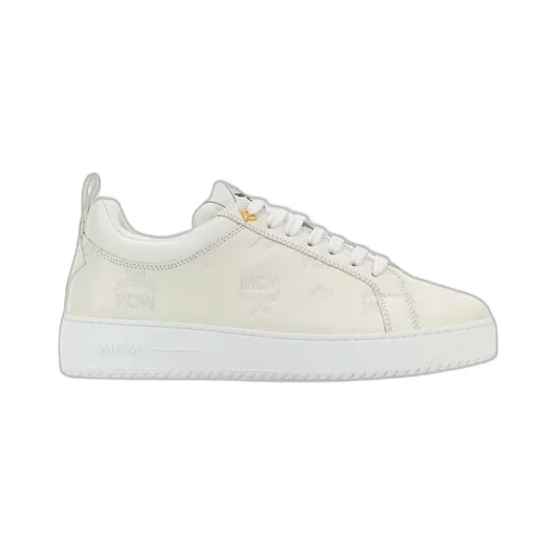 Logo-Embossed Lace-Up Sneakers