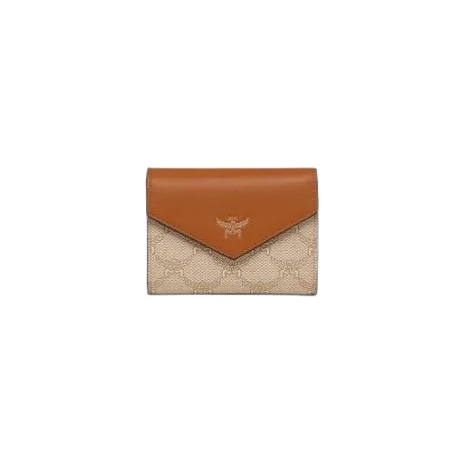 Logo-Printed Tri-Fold Wallet