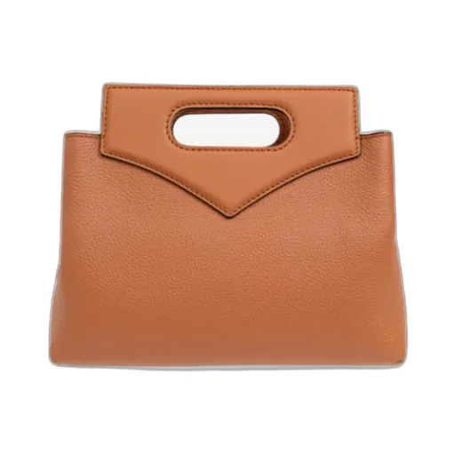 Logo Printed Strapped Shoulder Bag
