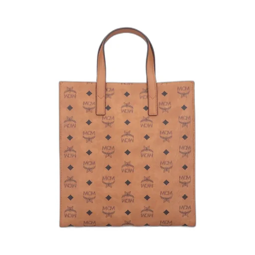 Aren Monogram Print Medium Tote Bag