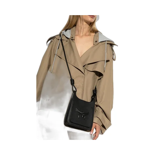 Mini Himmel Logo Embossed Hobo Bag