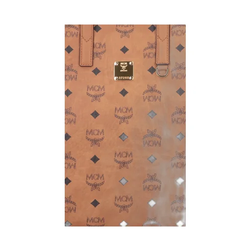 Aren Monogram Print Medium Tote Bag